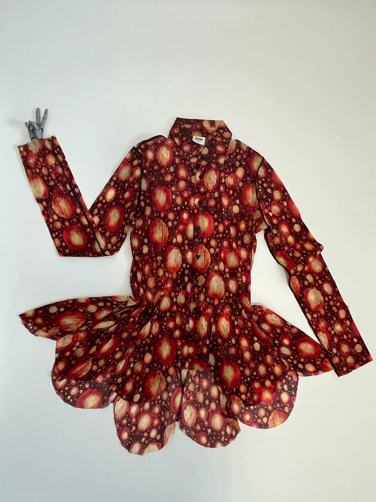 Jean Paul Gaultier Red Polka Dot Top
