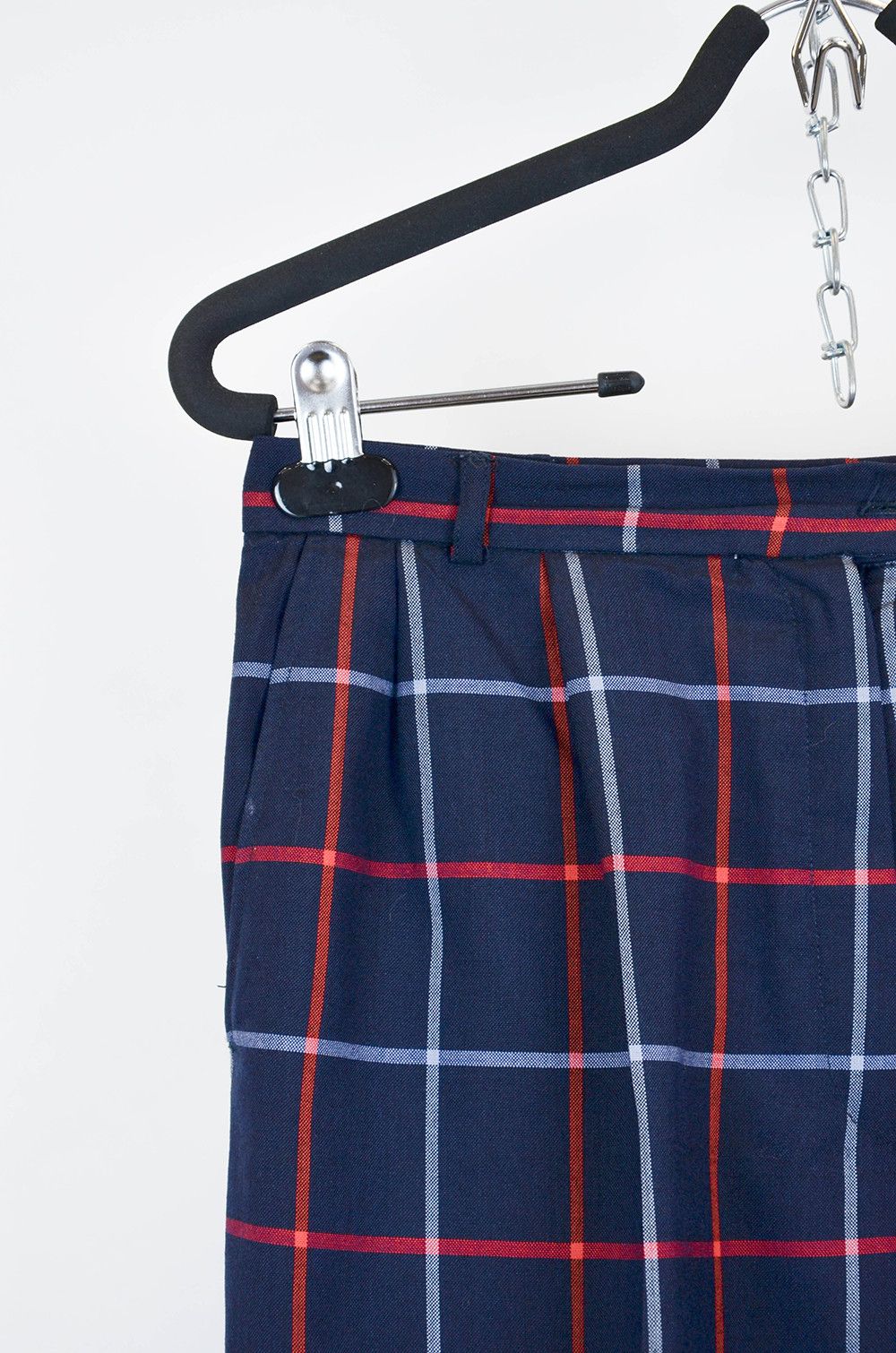 Burberry Burberrys Vintage Wool Plaid Trousers – Size 12 (M) Size 30" / US 8 / IT 44 - 3 Thumbnail