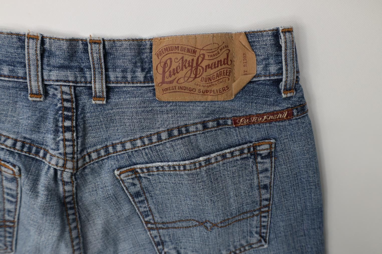 Lucky Brand Vintage 90s Lucky Brand Babydoll Button Fly Easy Rider Jeans Size 29" - 14 Thumbnail