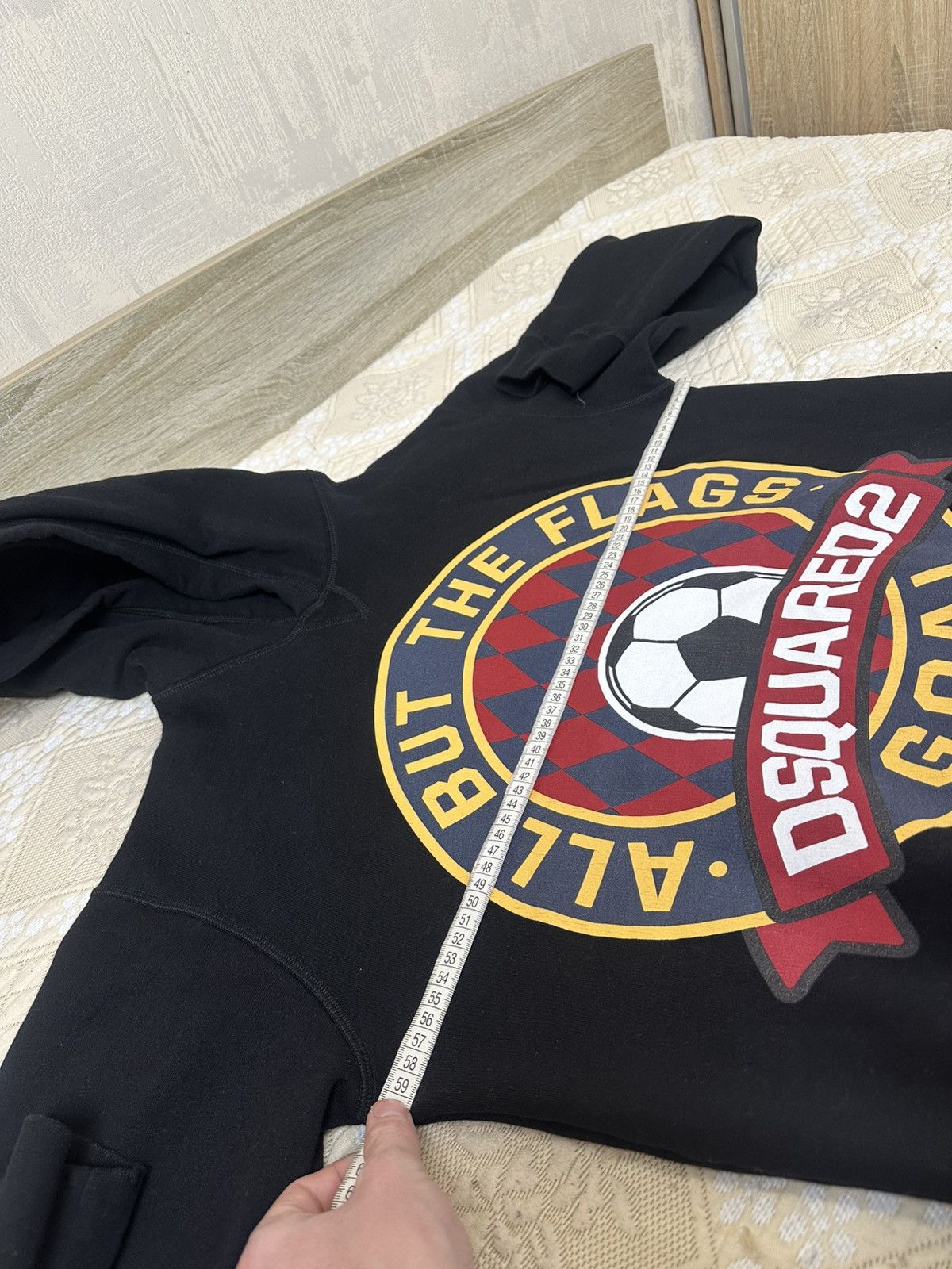 Dsquared2 🔥 Dsquared2 Football Soccer Hoodie Pullover Sweatshirt Logo Size US L / EU 52-54 / 3 - 9 Thumbnail