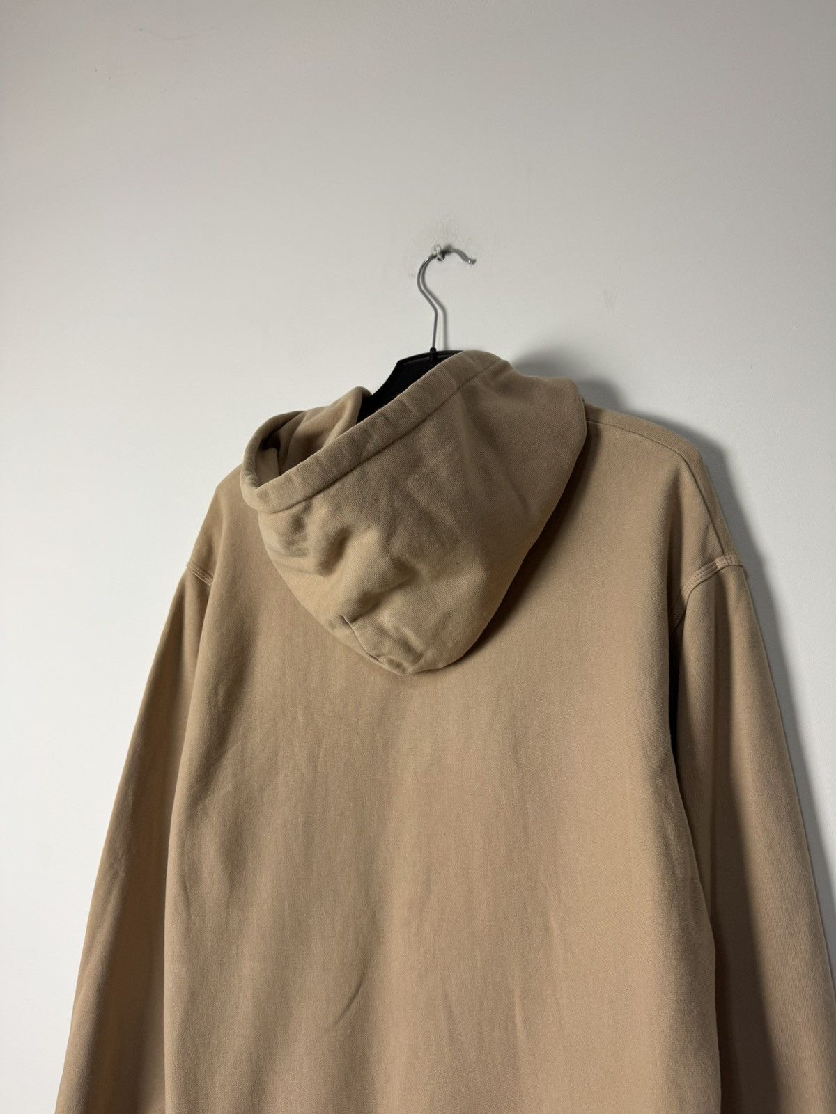 Stussy Stussy Logo Hoodie Beige Streetwear Y2K Style Size US M / EU 48-50 / 2 - 7 Thumbnail