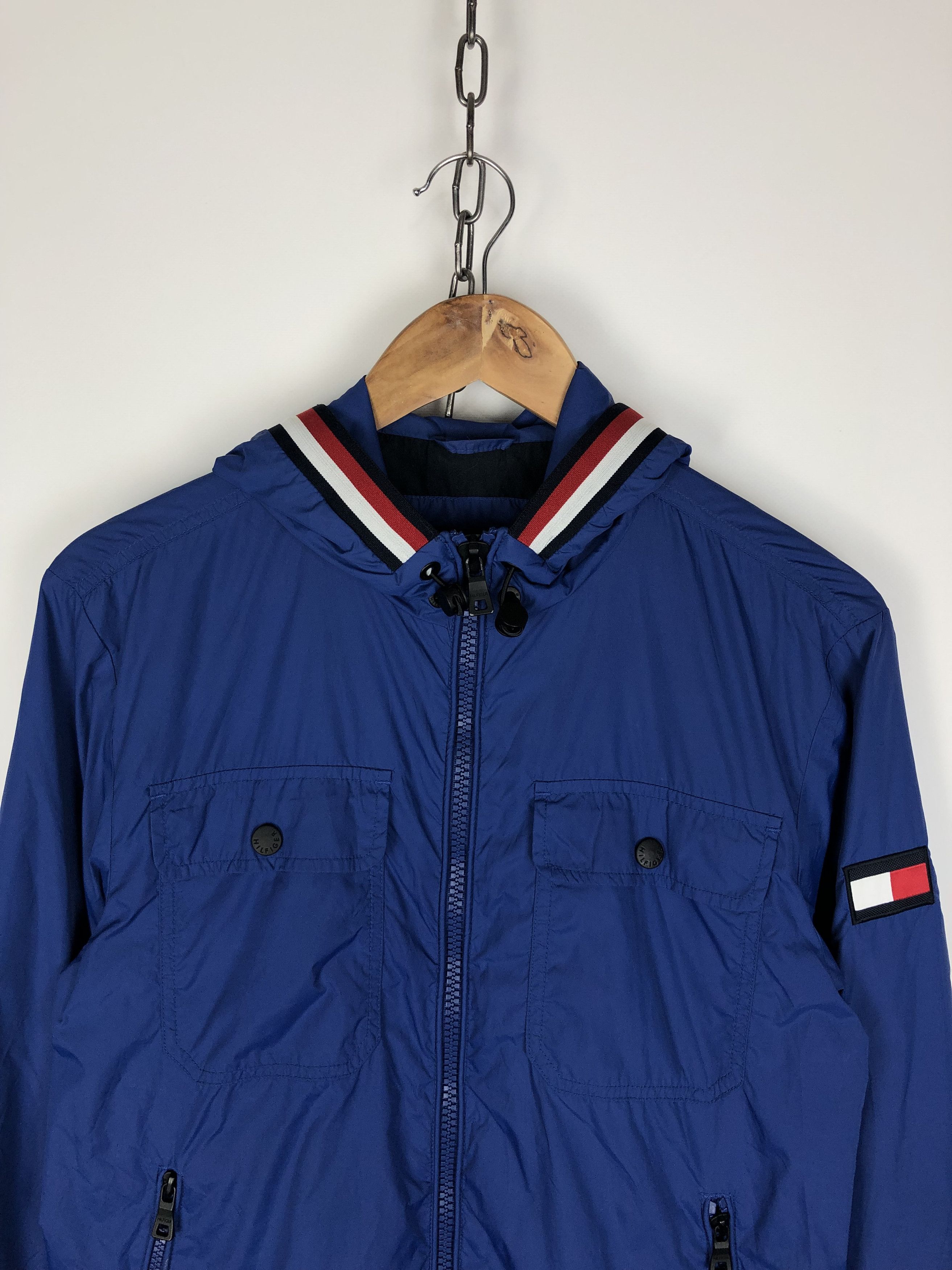Tommy Hilfiger Tommy Hilfiger Zip Hooded Jacket Blue size S Size US S / EU 44-46 / 1 - 2 Thumbnail