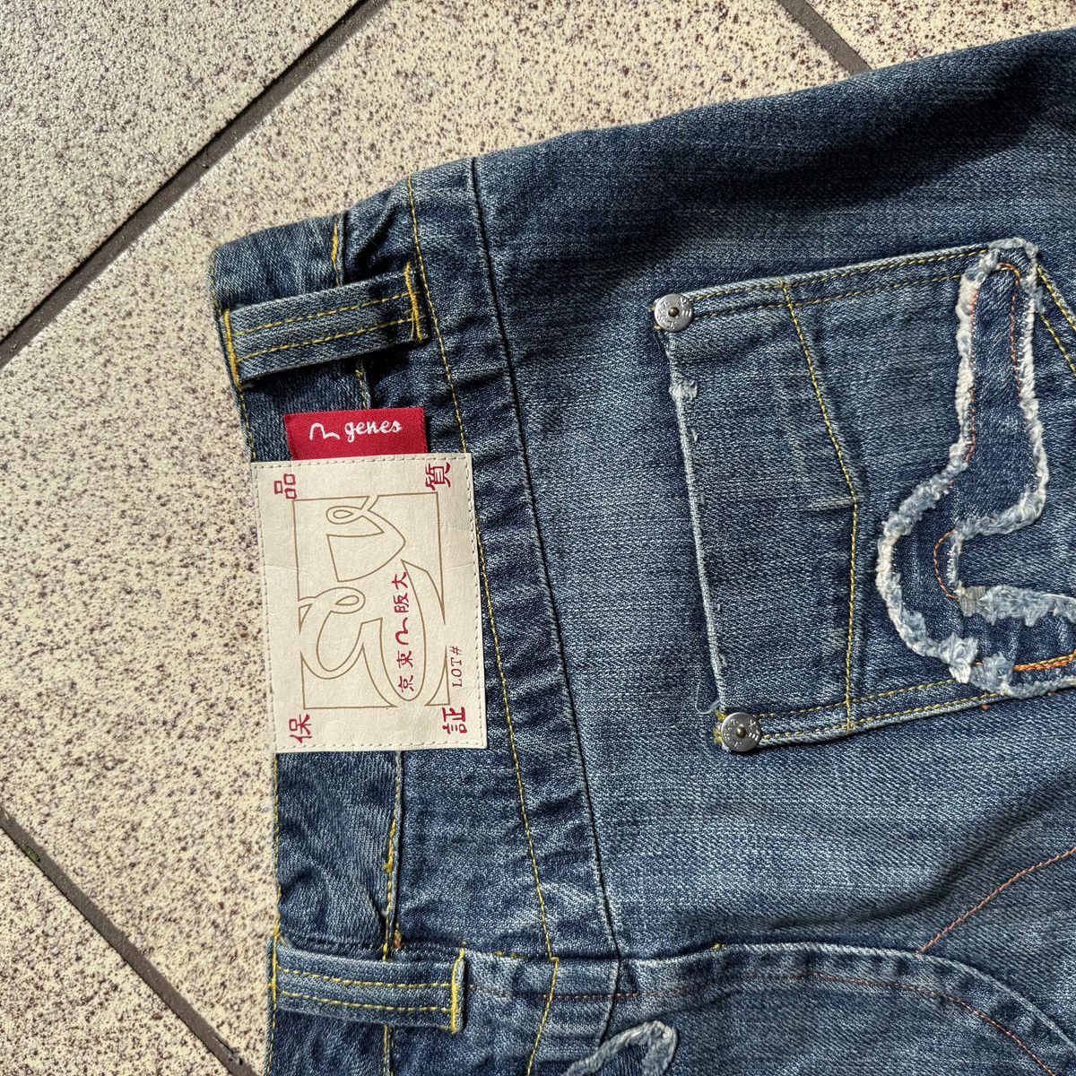 Evisu Vintage Genes Evisu Skirt denim y2k patch logo japanese Size L / US 10 / IT 46 - 4 Thumbnail