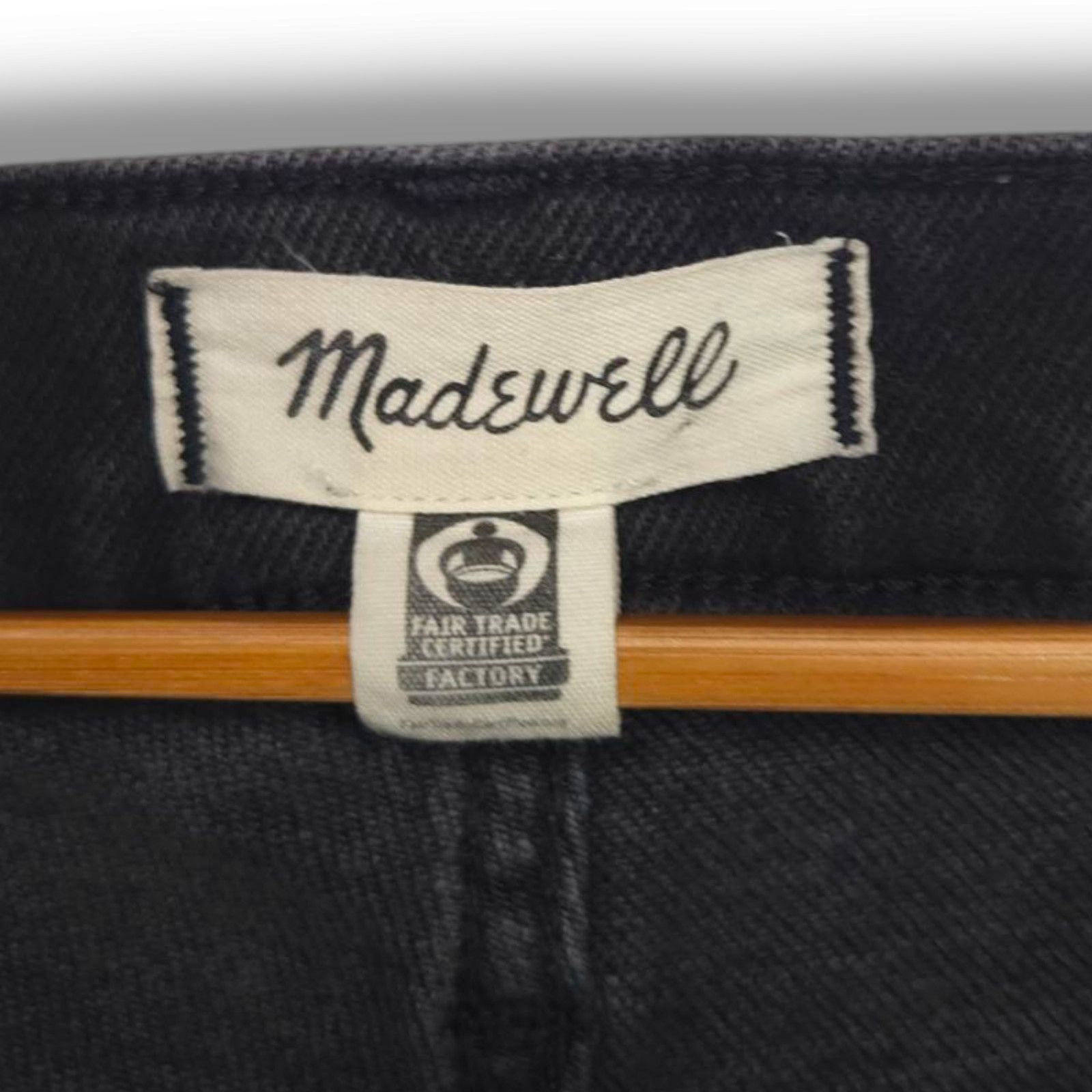 Madewell EUC Madewell High-Rise Skinny Jeans Sz. 24x28 Black Frost Size 24" / US 00 / IT 34 - 5 Thumbnail