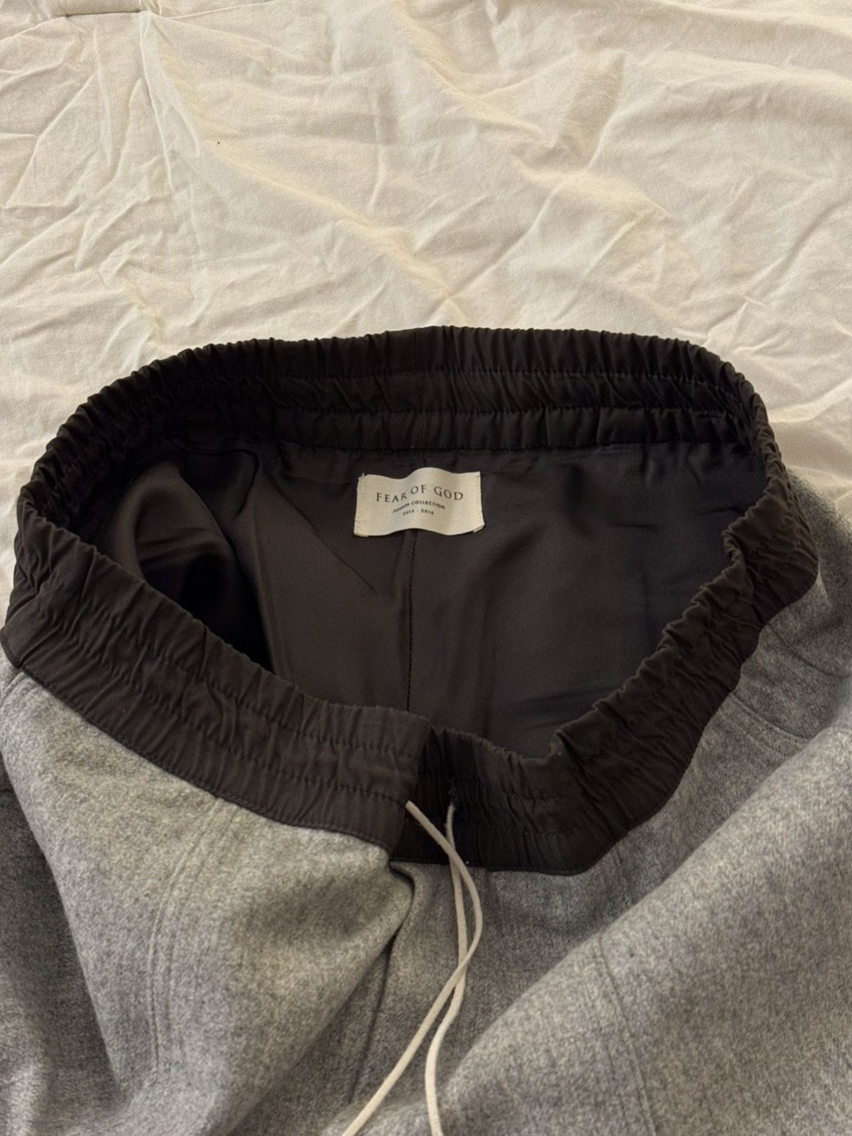 Fear of God Fear of god 4th collection gray wool zipper pants Size US 31 - 7 Thumbnail