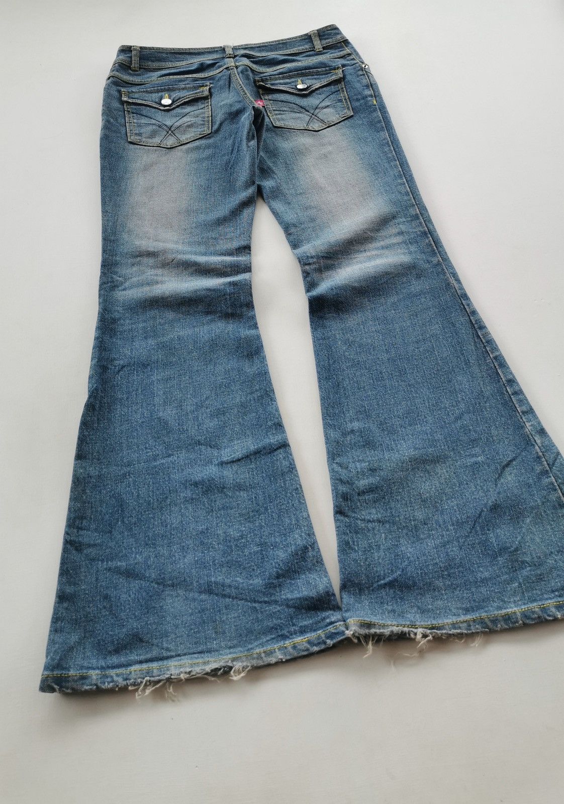Other Imaginary Landscape IL Basis Flared Bootcut Jeans Size 32" / US 10 / IT 46 - 5 Thumbnail