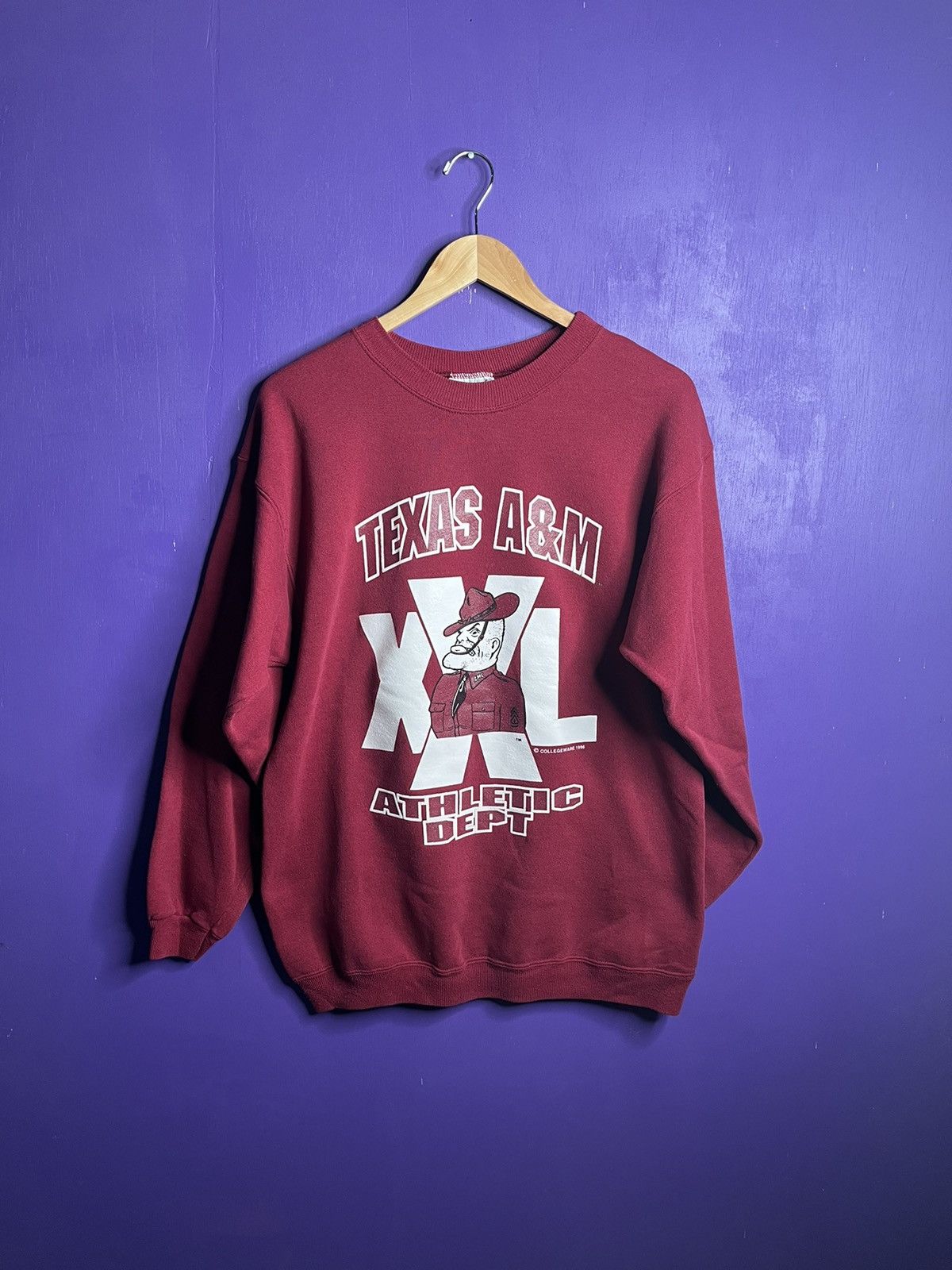 Vintage Vintage 1996 Texas ATM athletic dept crewneck Size US M / EU 48-50 / 2 - 1 Thumbnail
