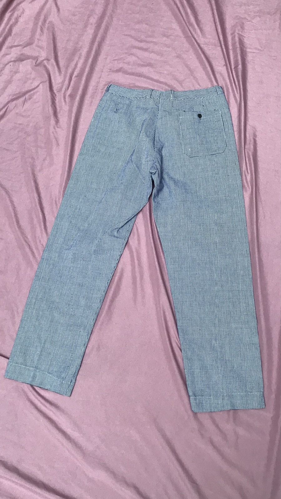 Self Edge SELVEDGE VINTAGE WOVEN HOUNDSTOOTH FABRIC CHORE PANTS Size US 30 / EU 46 - 7 Thumbnail