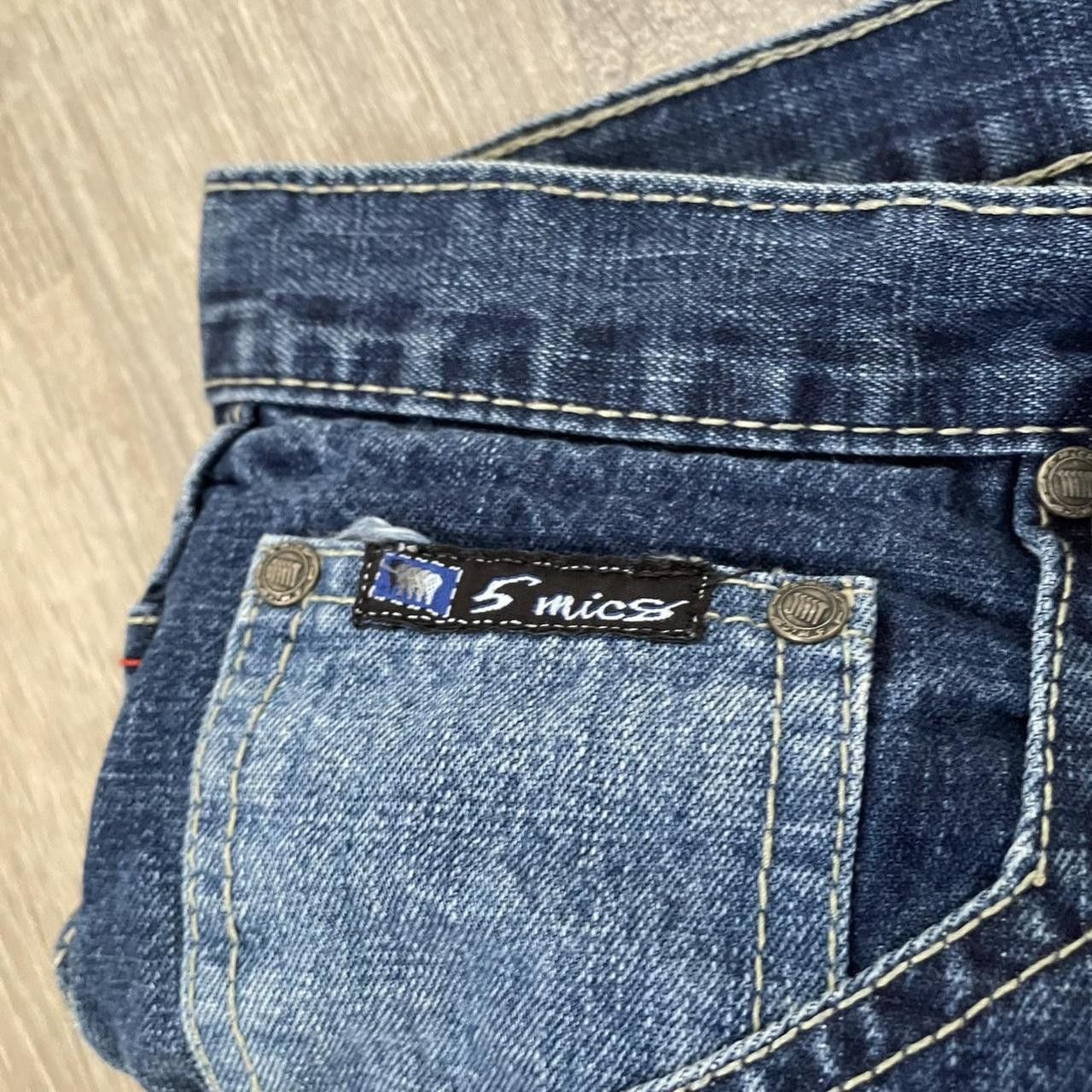JNCO × Vintage Vintage Y2K 90's 5 Mics Baggy Embroidered Faded Jorts Size US 36 / EU 52 - 4 Thumbnail
