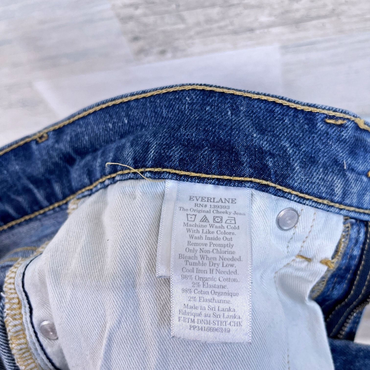 Everlane Everlane The Original Cheeky Crop Jean Medium High Womens 23 Size 23" - 7 Thumbnail