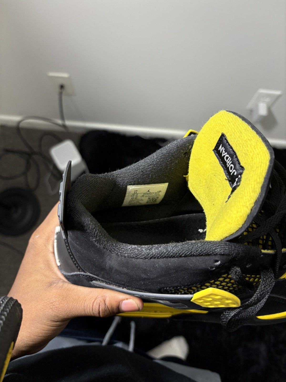 Nike NIKE 4’s thunder Size US 11 / EU 44 - 3 Thumbnail
