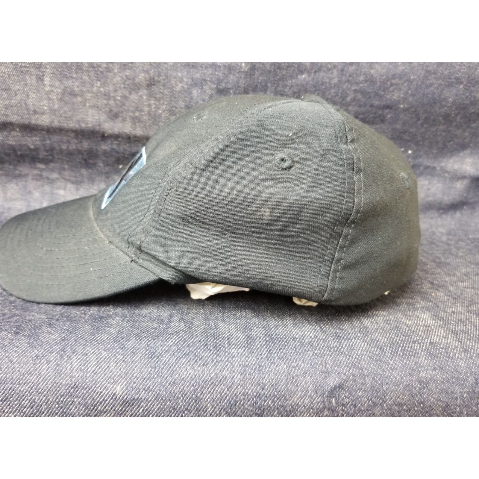 Vintage VINTAGE STUSSY NAVY FLEX FIT BAND HATS SZ S-M WOOL NAVY Army Cap Men S-M Hip Hop Corduroy Pattern Solid Size ONE SIZE - 2 Thumbnail