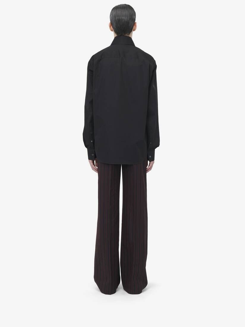 Alexander McQueen o1srvl11e0226 Skull Shirt In Black Size US L / EU 52-54 / 3 - 5 Thumbnail