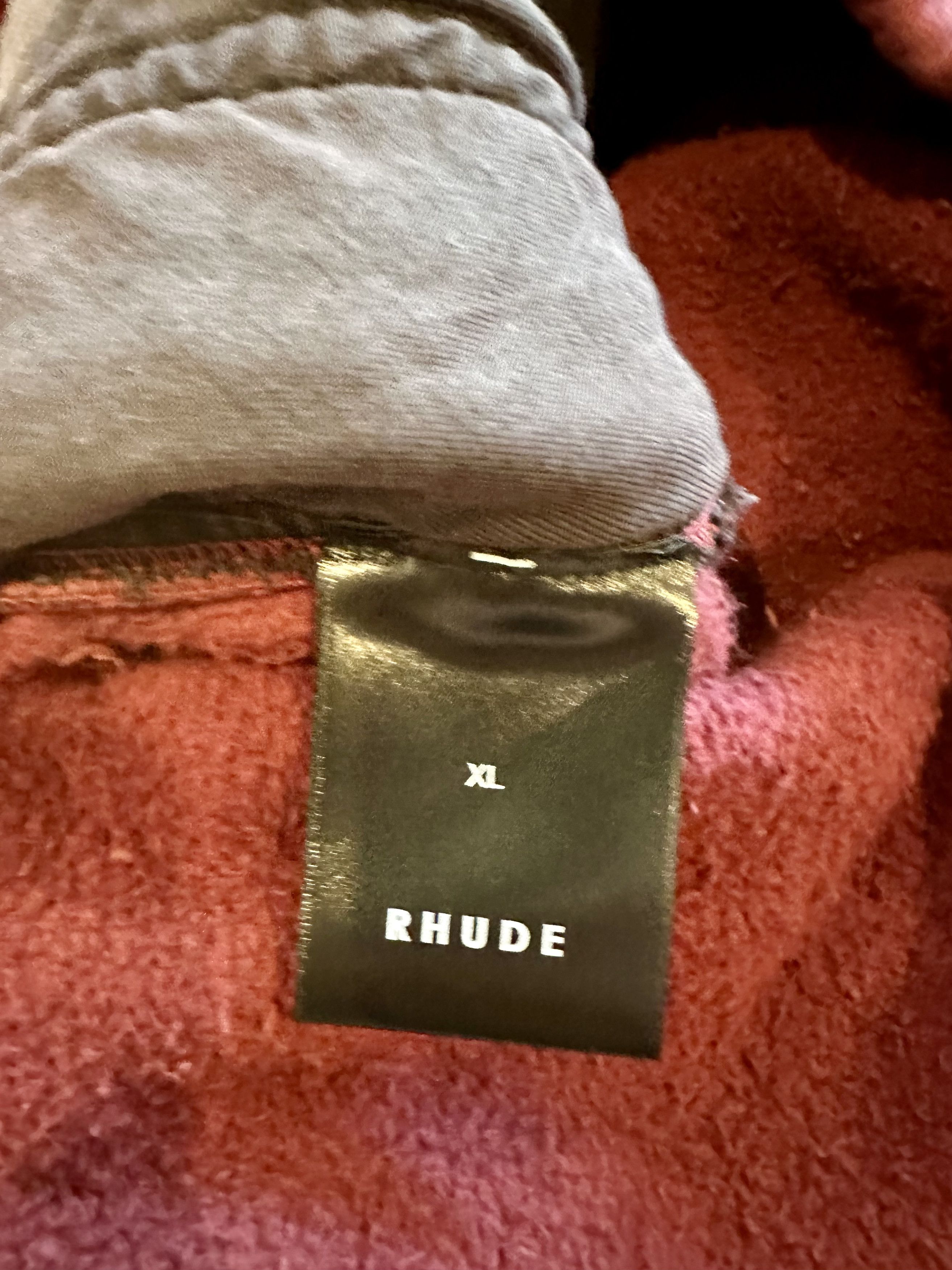 Rhude RHUDE BORDEAUX SWEAT SHORTS Size US 36 / EU 52 - 9 Thumbnail
