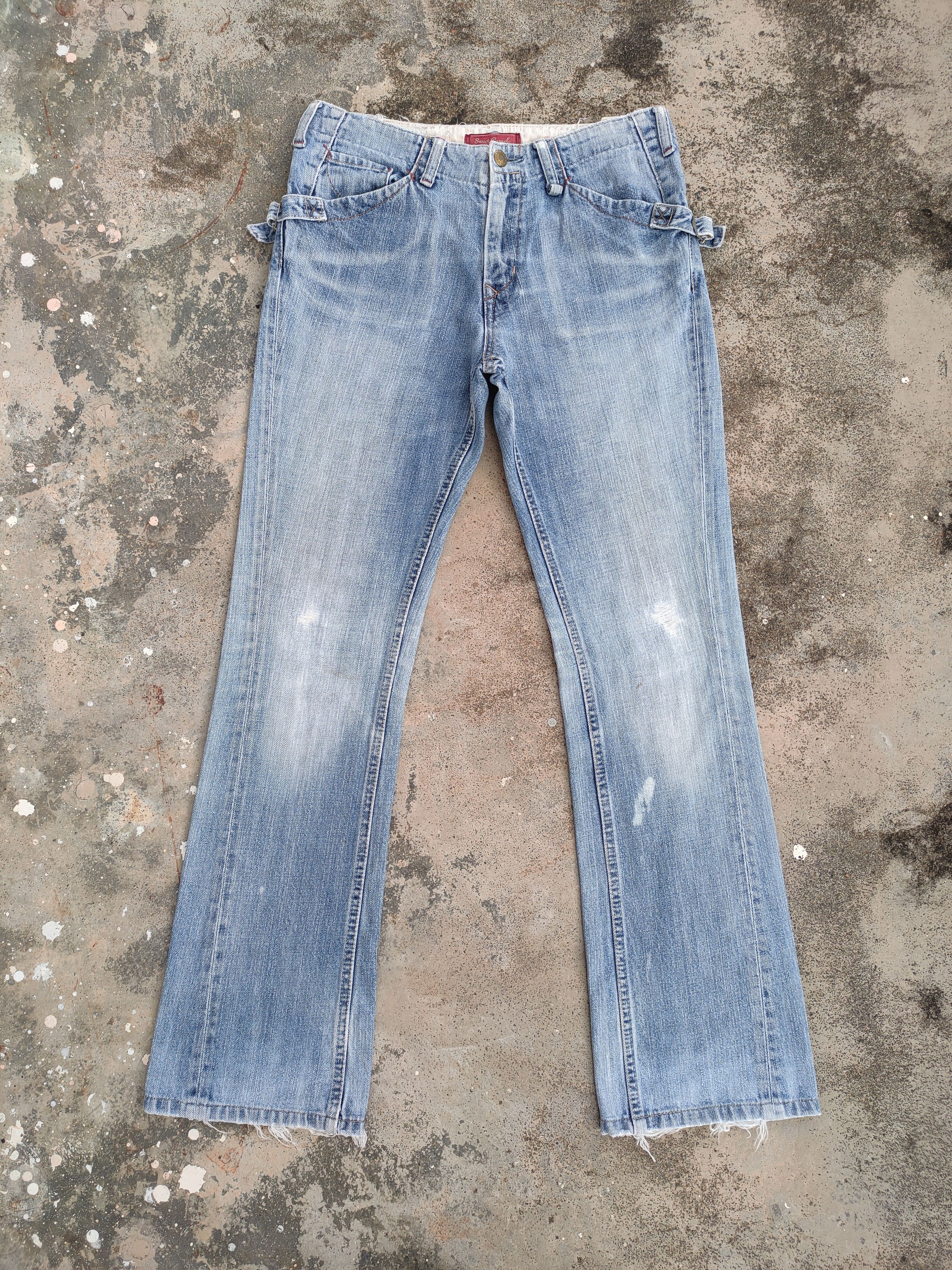 Japanese Brand × Jean × Vintage VINTAGE SWEET CAMEL WOMAN FLARE FADED JEANS DENIM PANTS Size US 29 - 1 Thumbnail