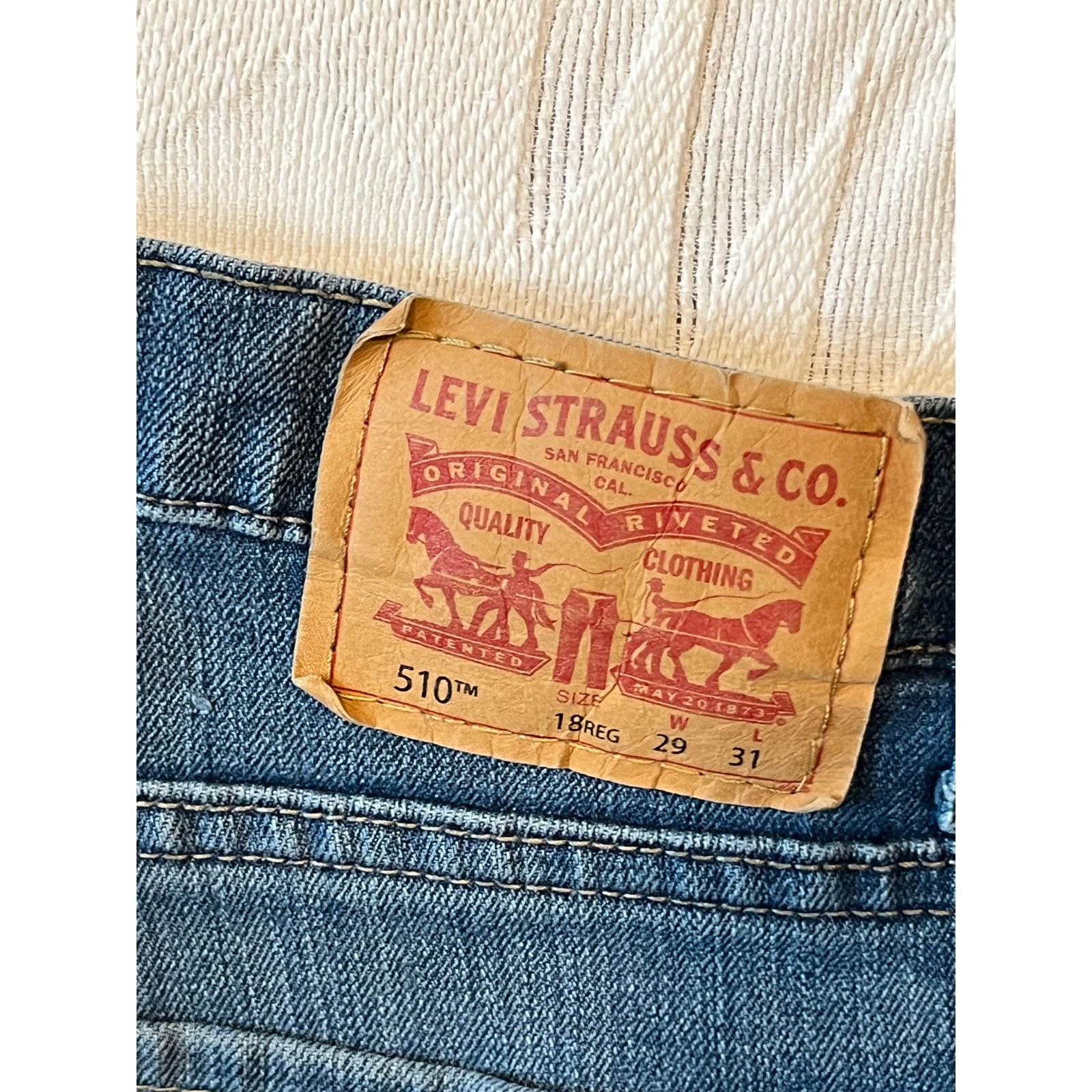 Levi's Levi's 510 Skinny Jeans Womans 18 Reg 29x31 Size US 29 - 4 Thumbnail