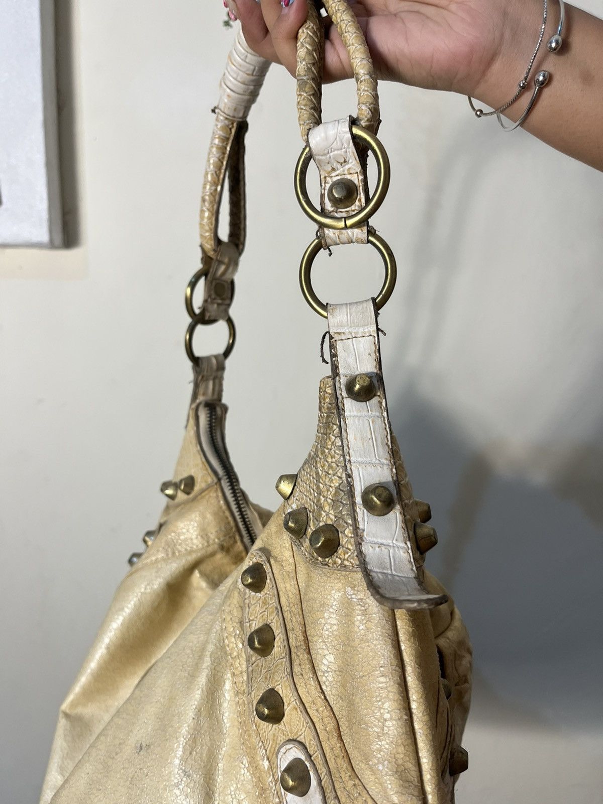 Guess Vtg guess big logo hobo bag Size ONE SIZE - 5 Thumbnail