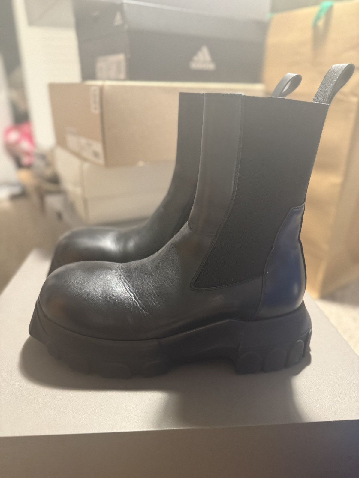 Rick Owens RICK OWENS BEATLE BOZO TRACTOR BOOT Size US 8.5 / EU 41-42 - 3 Thumbnail