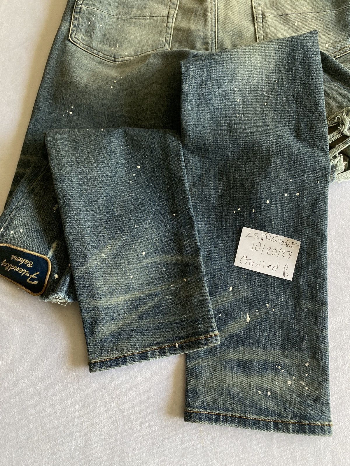 Amiri AMIRI Art Patch Medium Indigo 32 OG Rare* Size US 32 / EU 48 - 5 Thumbnail
