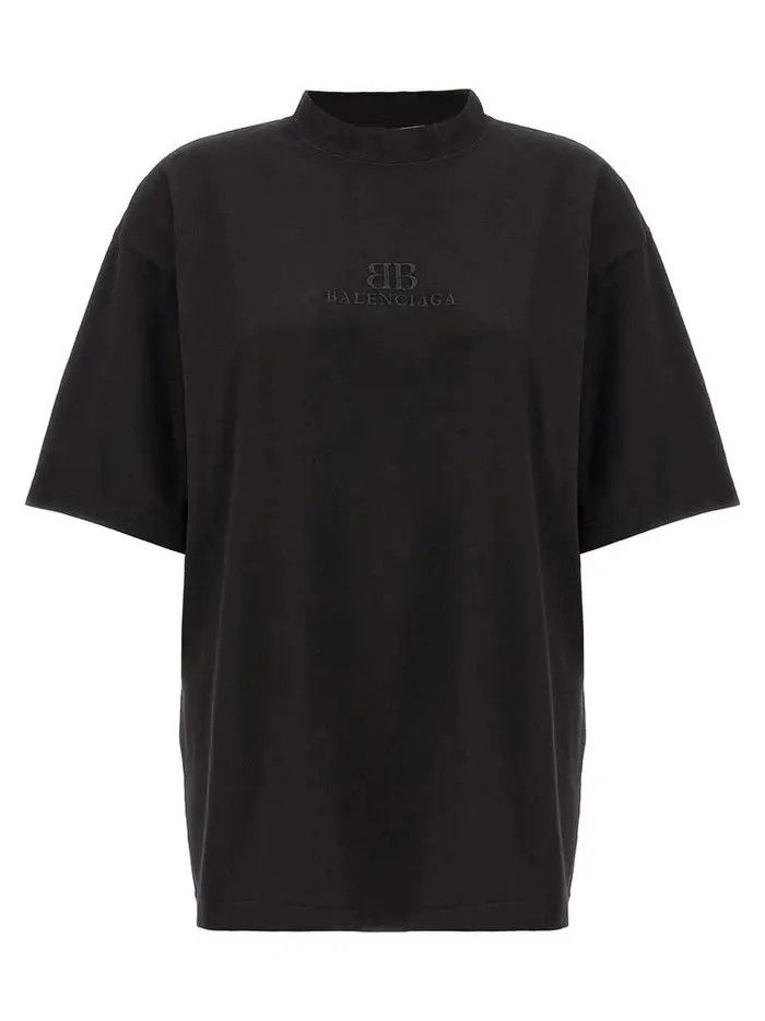 Balenciaga o1tr1nto0526 BB Classic T-Shirt Medium Fit in Black Size XXS / US 00 / IT 34 - 1 Thumbnail