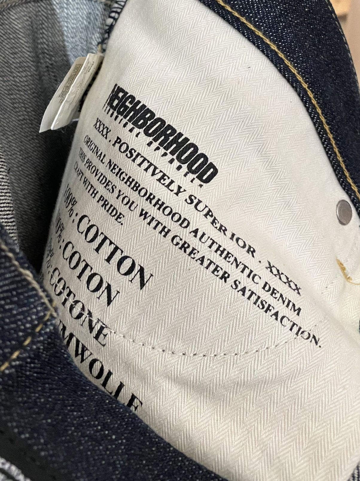 Neighborhood $486 NBHD SELVEDGE DENIM NEIGHBORHOOD RAW RED LINE JAPANESE Size US 30 / EU 46 - 7 Thumbnail