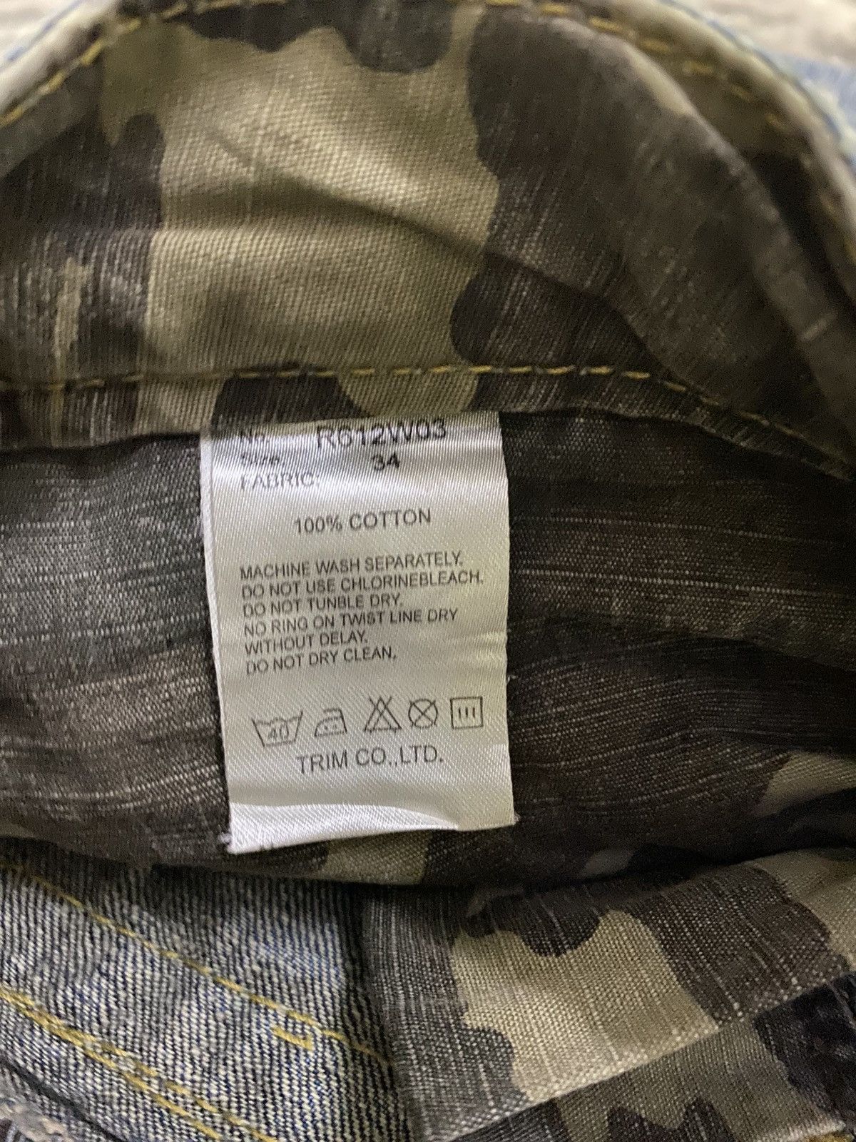 Hysteric Glamour × If Six Was Nine × Japanese Brand Flared Jeans by Trim Co Ltd Distressed Denim Size US 34 / EU 50 - 16 Thumbnail
