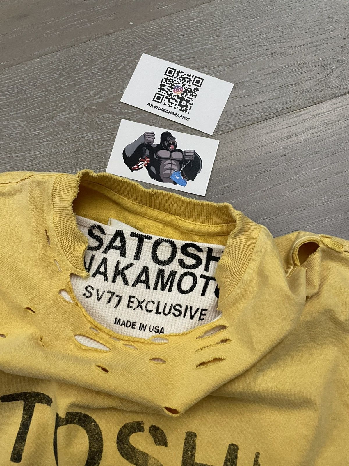 Satoshi Nakamoto Satoshi Nakamoto x SV77 Luke T-Shirt Thermal Size US M / EU 48-50 / 2 - 3 Thumbnail