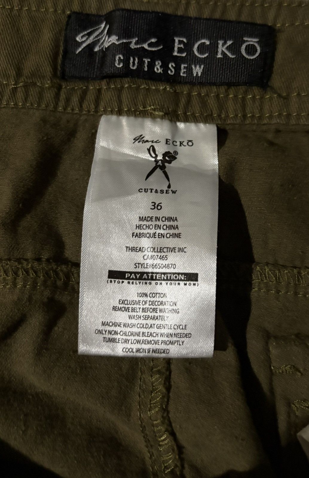 Marc Ecko × Vintage Baggy Mark Ecko Cut and Sew Cargo shorts Size US 36 / EU 52 - 5 Thumbnail