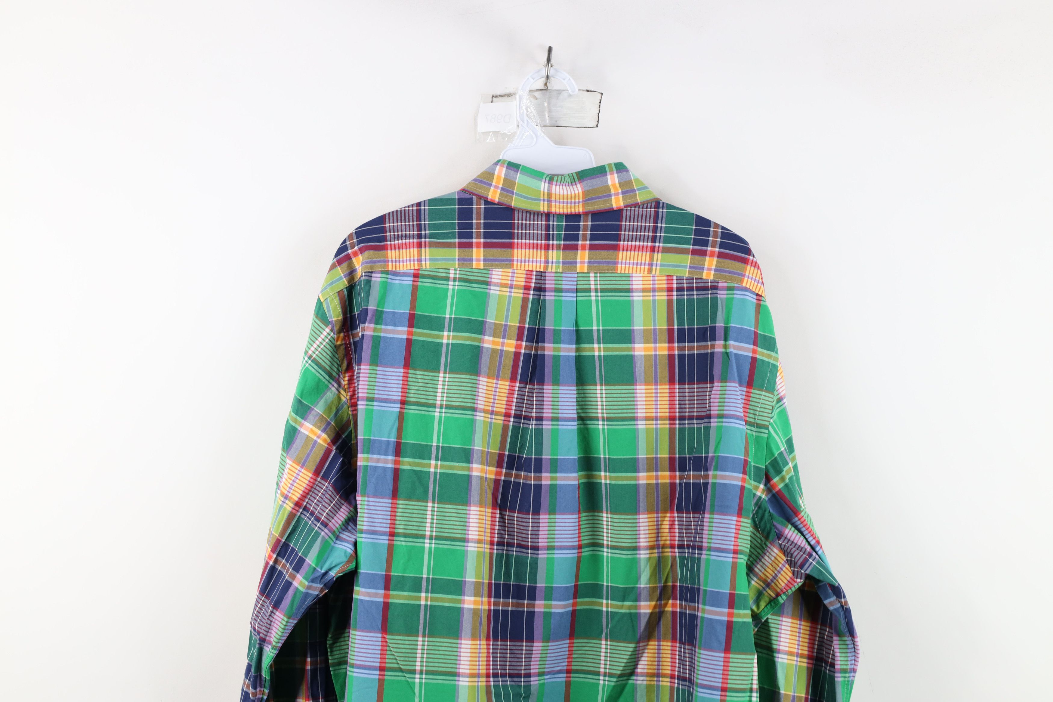Ralph Lauren Ralph Lauren India Madras Plaid Collared Button Down Shirt Size US XL / EU 56 / 4 - 9 Thumbnail