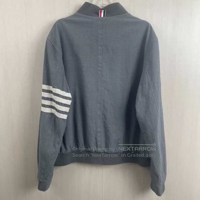 Thom Browne Thom Browne Gray Pilot Jacket Size US XL / EU 56 / 4 - 3 Thumbnail