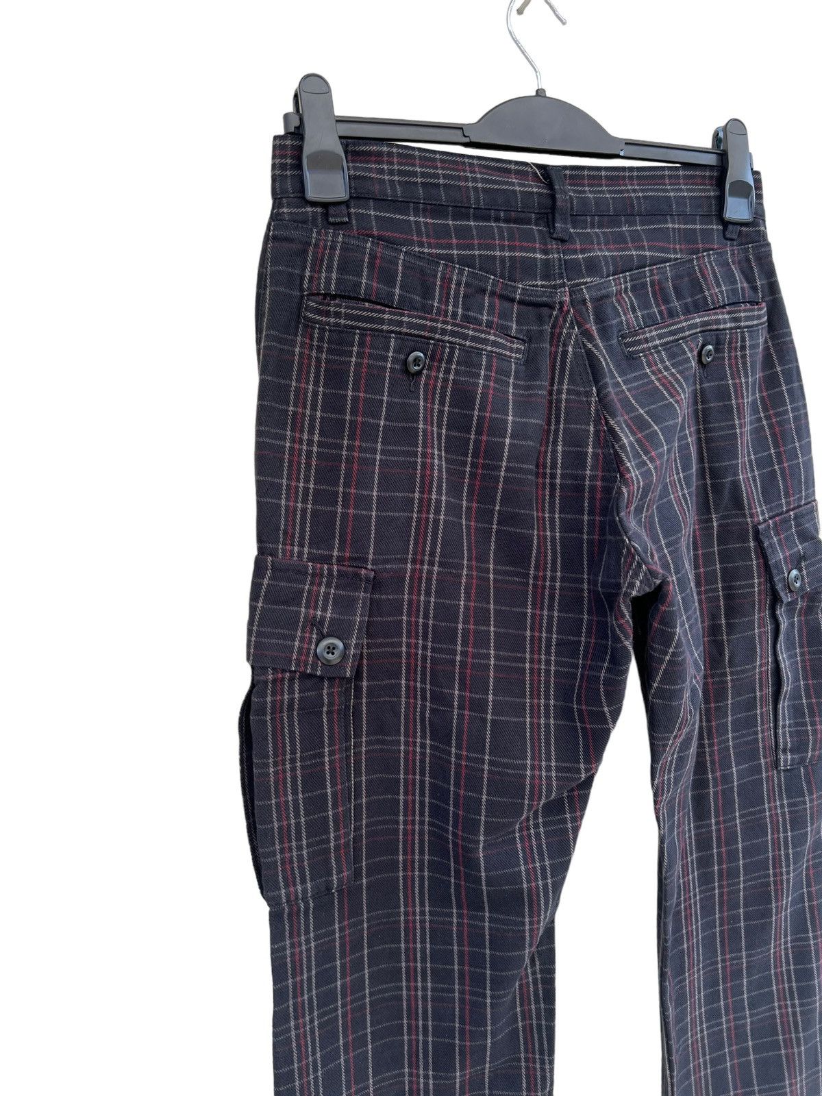 PPFM Vintage PPFM Checks Adjustable Hem Cargo Trouser Pant Size US 30 / EU 46 - 15 Thumbnail