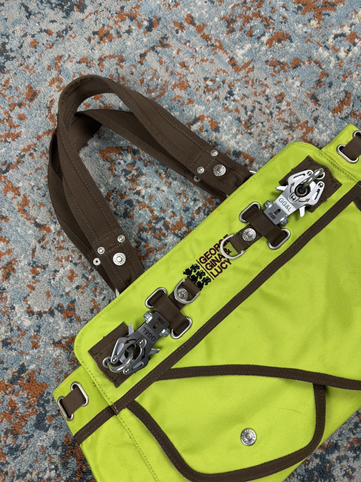 George Gina & Lucy × Vintage Vintage Y2K George Gina & Lucy baggy smith neon green bag Size ONE SIZE - 5 Thumbnail