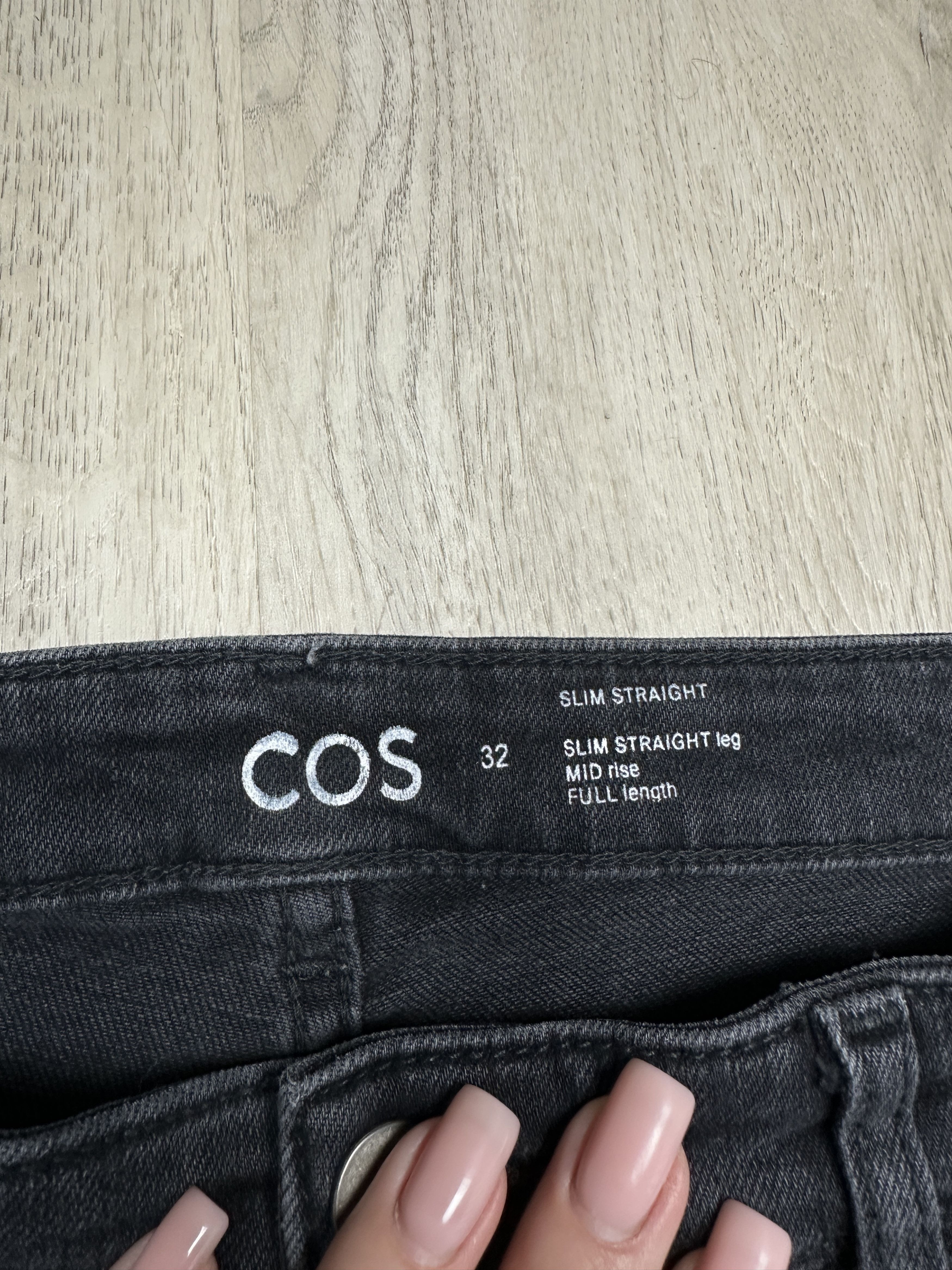 Cos Cos Mens Denim Pants Slim Straight Jeans Size US 32 / EU 48 - 3 Thumbnail