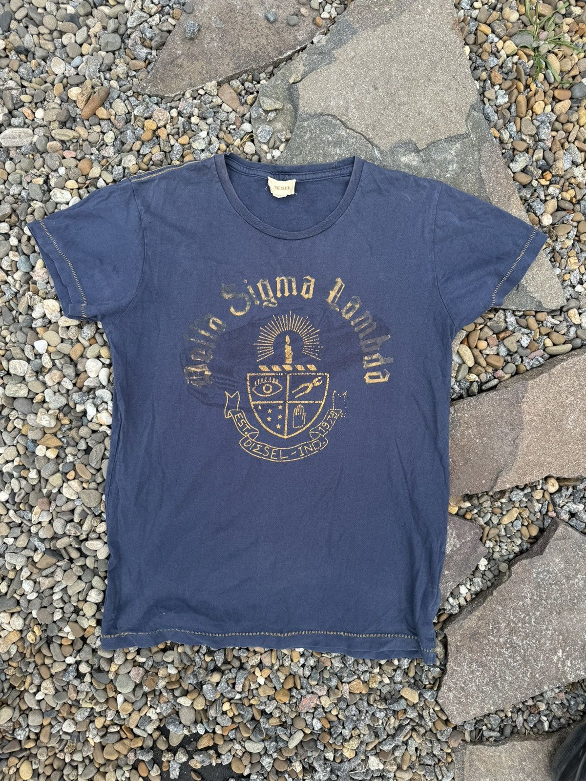 Diesel × Vintage Y2K Diesel Sigma 💪 rare t-shirt vintage American Psycho Size US S / EU 44-46 / 1 - 2 Thumbnail