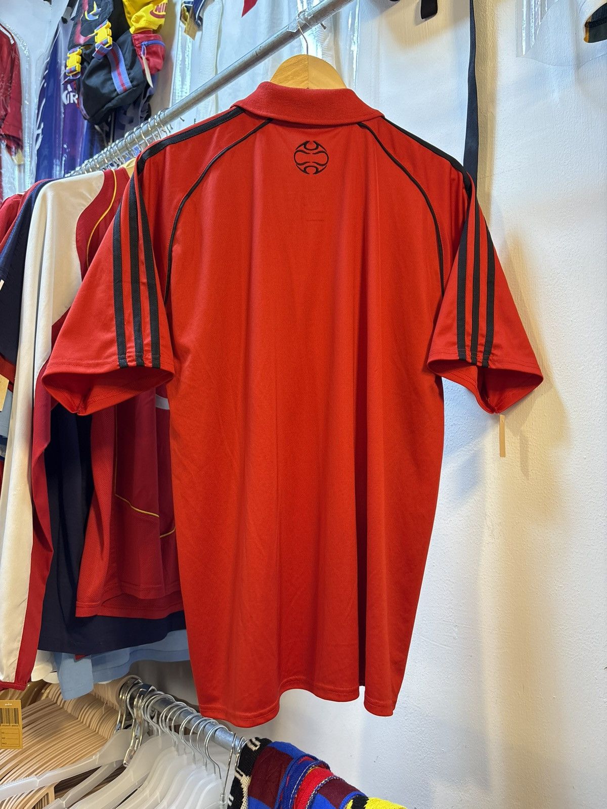 Adidas Vintage 2006-2007 AC Milan Polo Shirt Size US XL / EU 56 / 4 - 4 Thumbnail