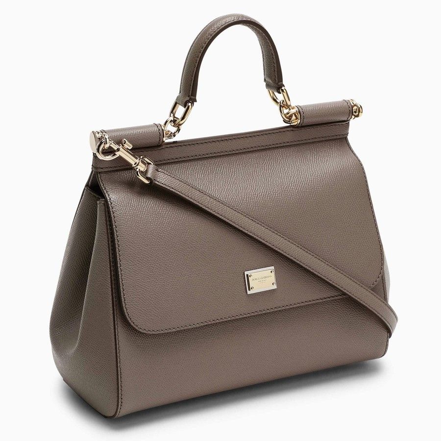 Dolce & Gabbana o1d2blof0824 Size : OS / Medium Handbag in Taupe Size ONE SIZE - 2 Thumbnail
