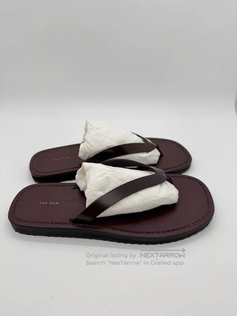 The Row The Row Flip Flops Women's Brown Sandals Size US 5.5 / IT 35.5 - 4 Thumbnail
