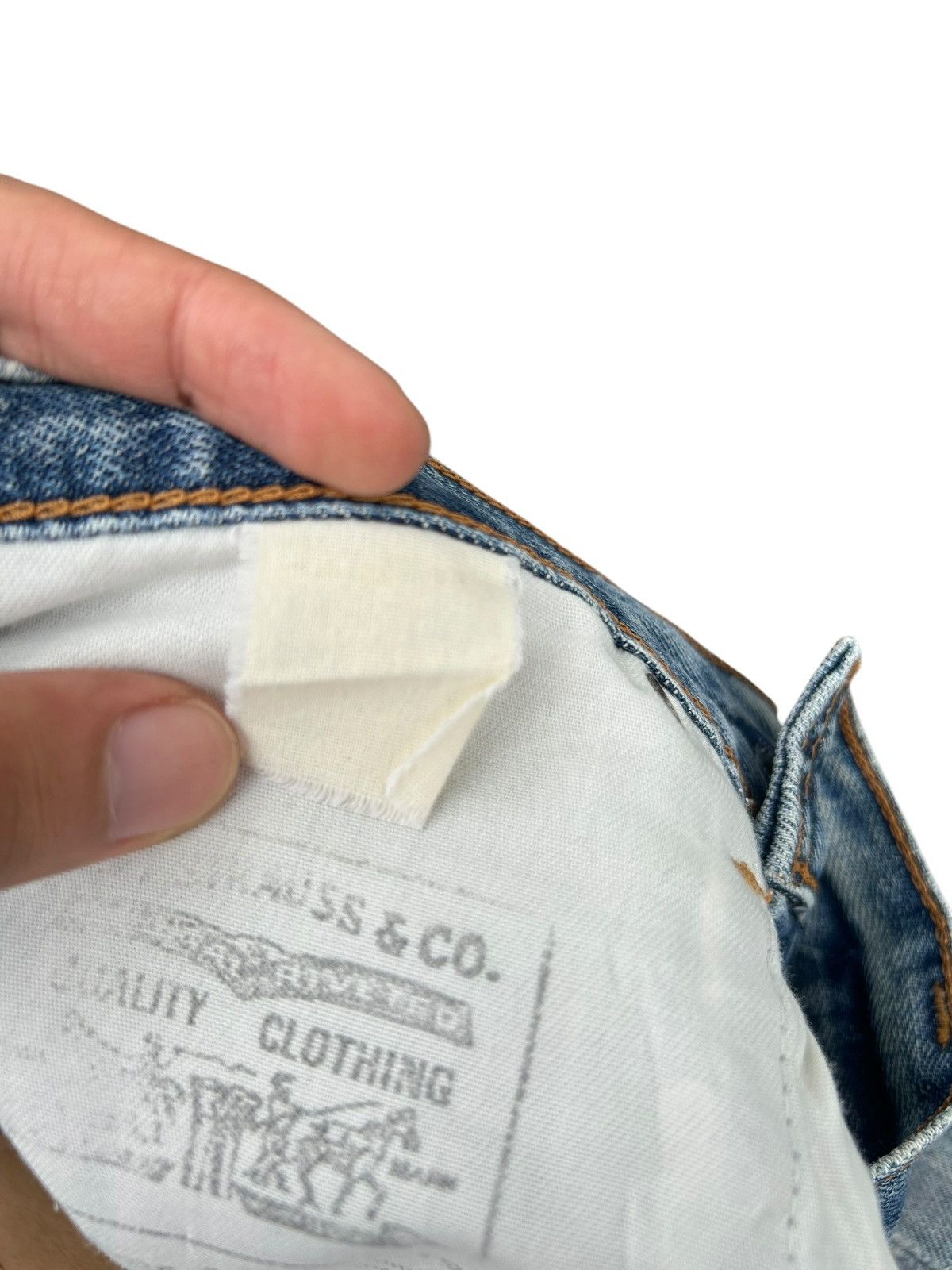 Kapital Vintage Levis Big E Selvedge Distressed Denim Jeans Size US 28 / EU 44 - 7 Thumbnail