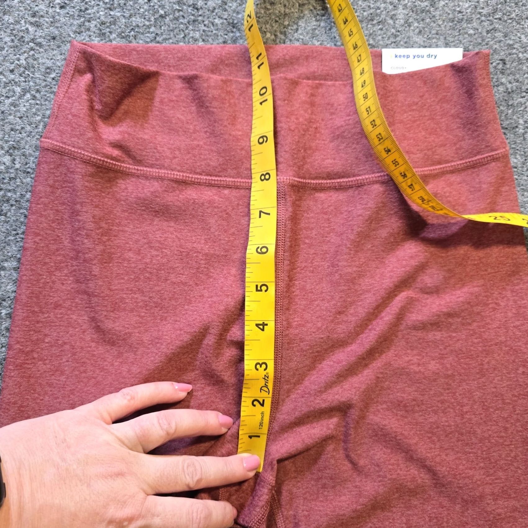 Old Navy Old Navy Pants Womens Size Small Pink Cloud 7/8 High Rise Leggings Athletic Yoga Cropped Skinny Size 28" / US 6 / IT 42 - 5 Thumbnail