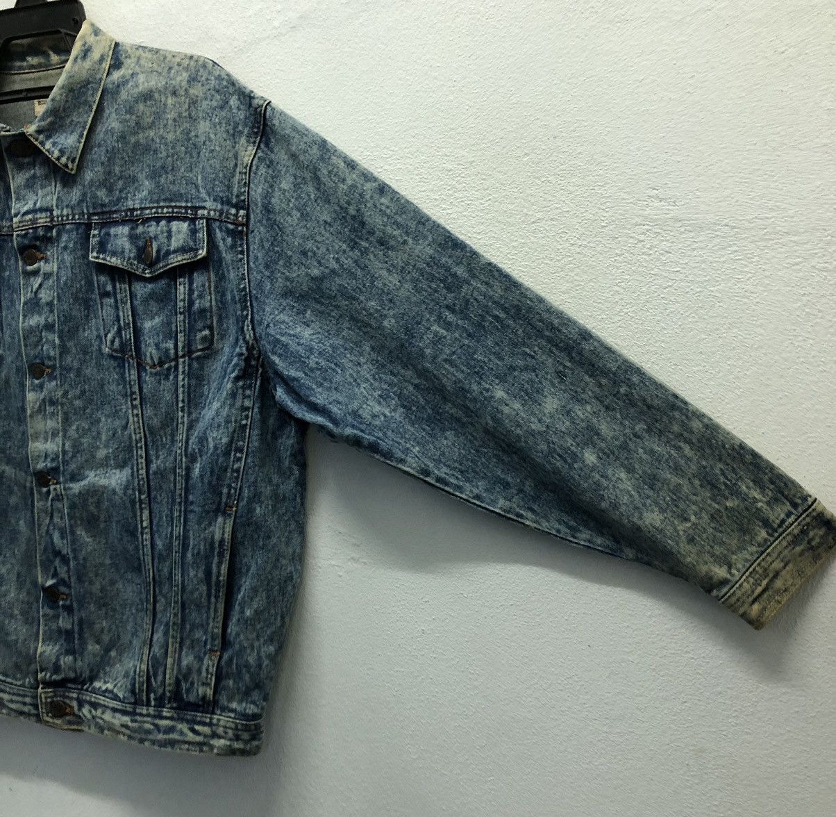 Vintage Vintage Sports Club Denim Jacket Size US L / EU 52-54 / 3 - 4 Thumbnail