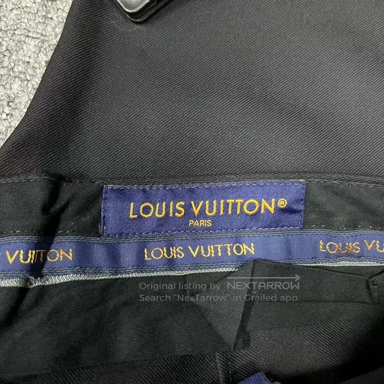 Louis Vuitton Louis Vuitton size US 48 Black Back Floral Embroidered Zip Size US 32 / EU 48 - 2 Thumbnail