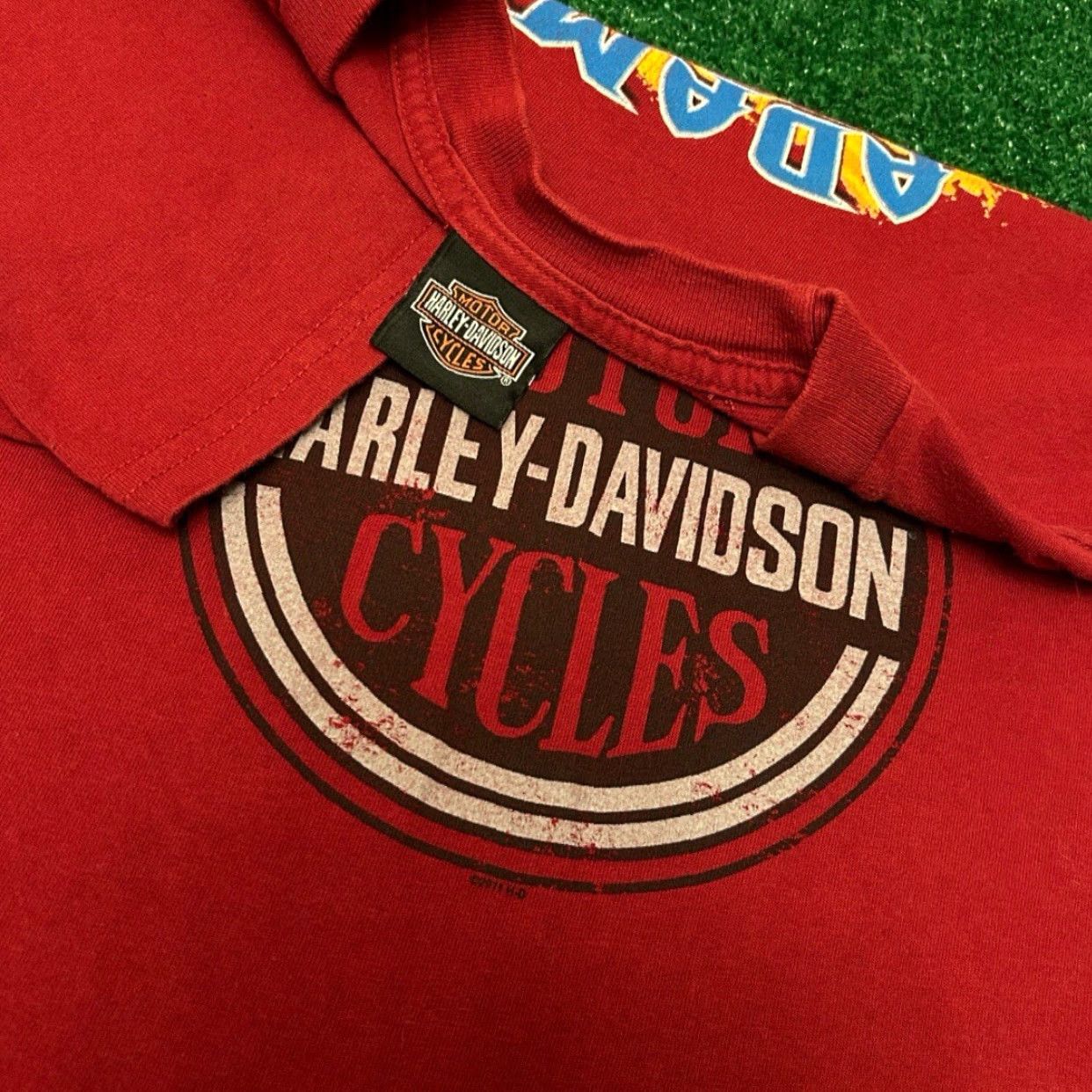Harley Davidson VINTAGE Harley-Davidson Shirt XL Red Biker 2011 Y2K 90s Grunge Punk Motorcycle Jacksonville Florida Logo Men Size US XL / EU 56 / 4 - 3 Thumbnail