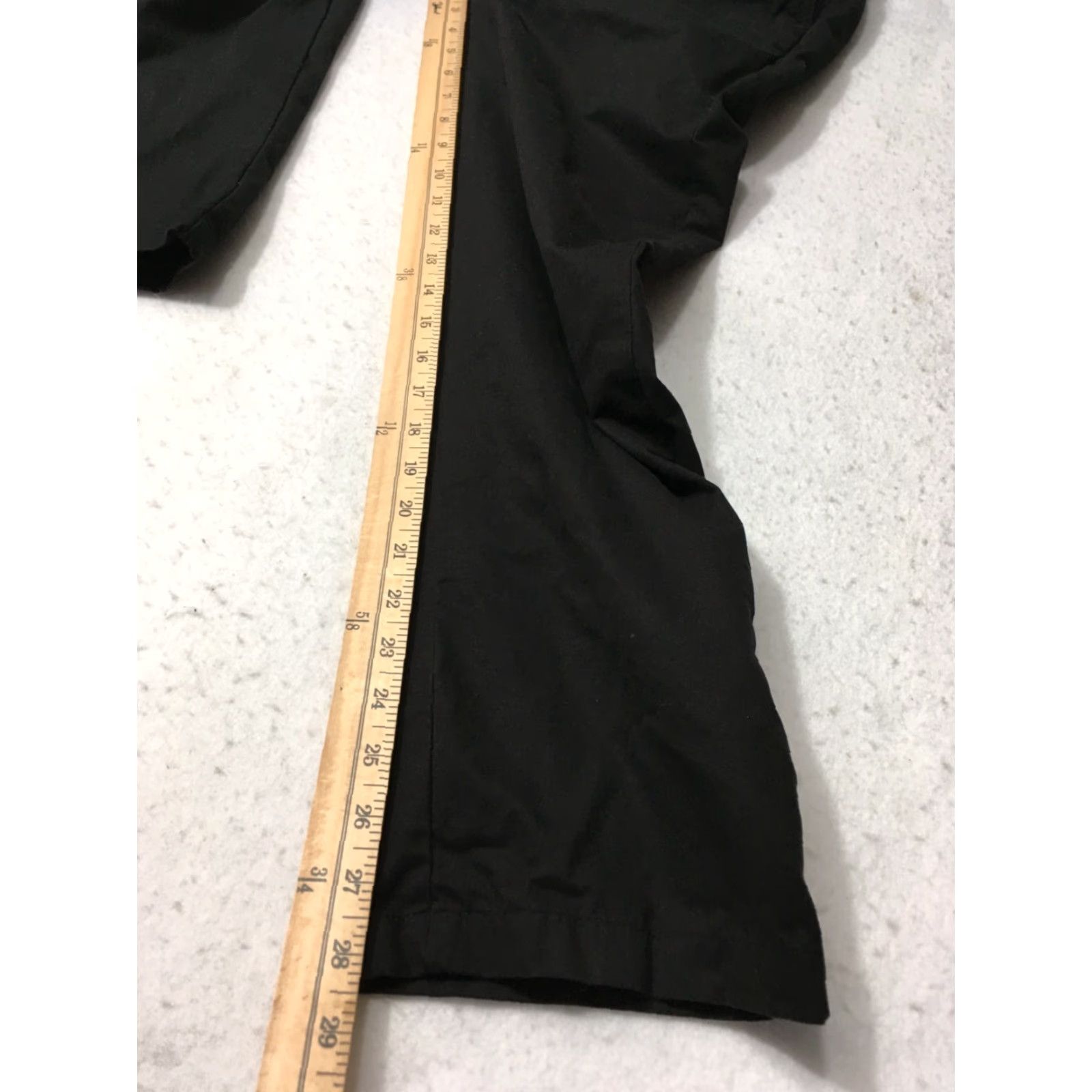 Vintage khaki bros Classic Fit Black Chinos Pants 34 Adult Men Khakis Slacks Pockets 34 in Seam Straight Adjustable? Size US 34 / EU 50 - 4 Thumbnail