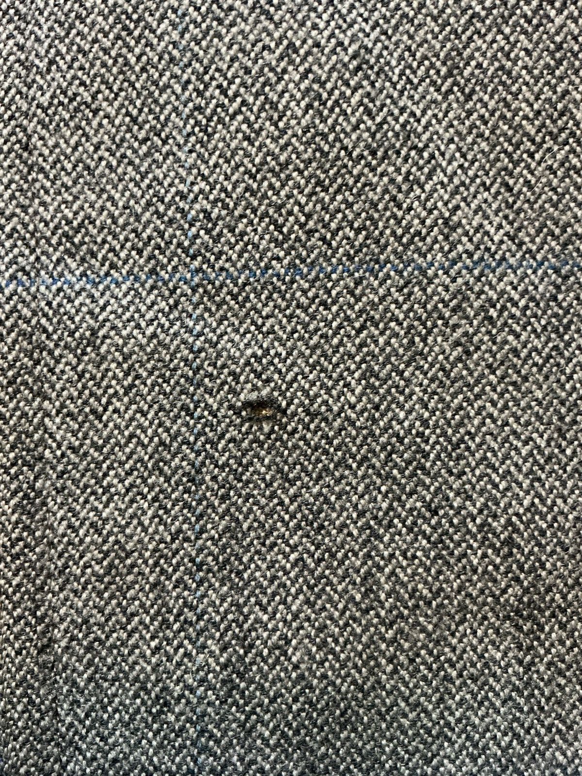 Vintage Vintage 50s 60s Hutzler Brothers Herringbone Wool Overcoat Size US S / EU 44-46 / 1 - 8 Thumbnail