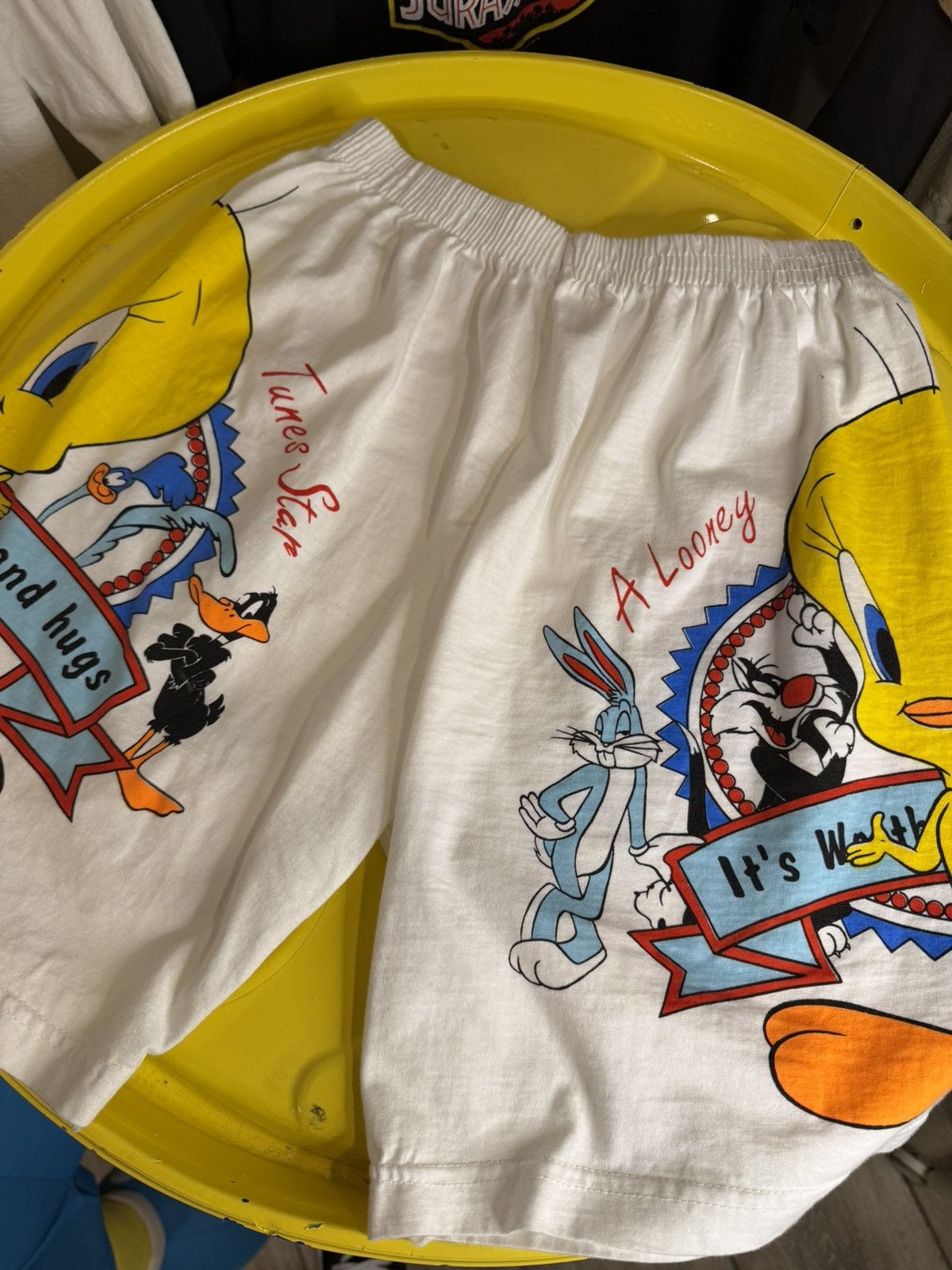 Vintage Vintage 1980s Looney Tunes shorts single stitch Size US 31 - 3 Thumbnail