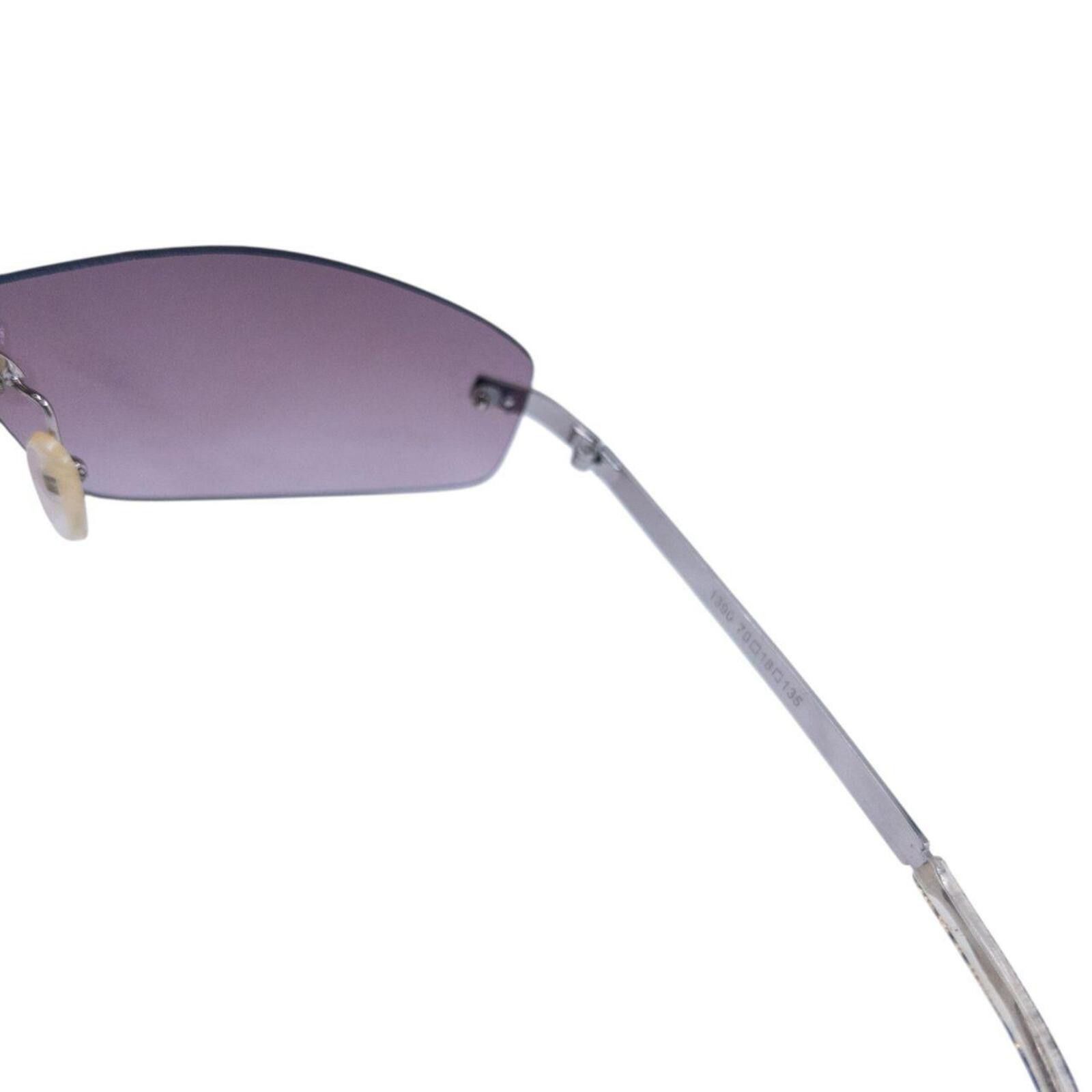 Burberry Vintage 2000s Burberry Nova Check Rimless Sunglasses Size ONE SIZE - 7 Thumbnail