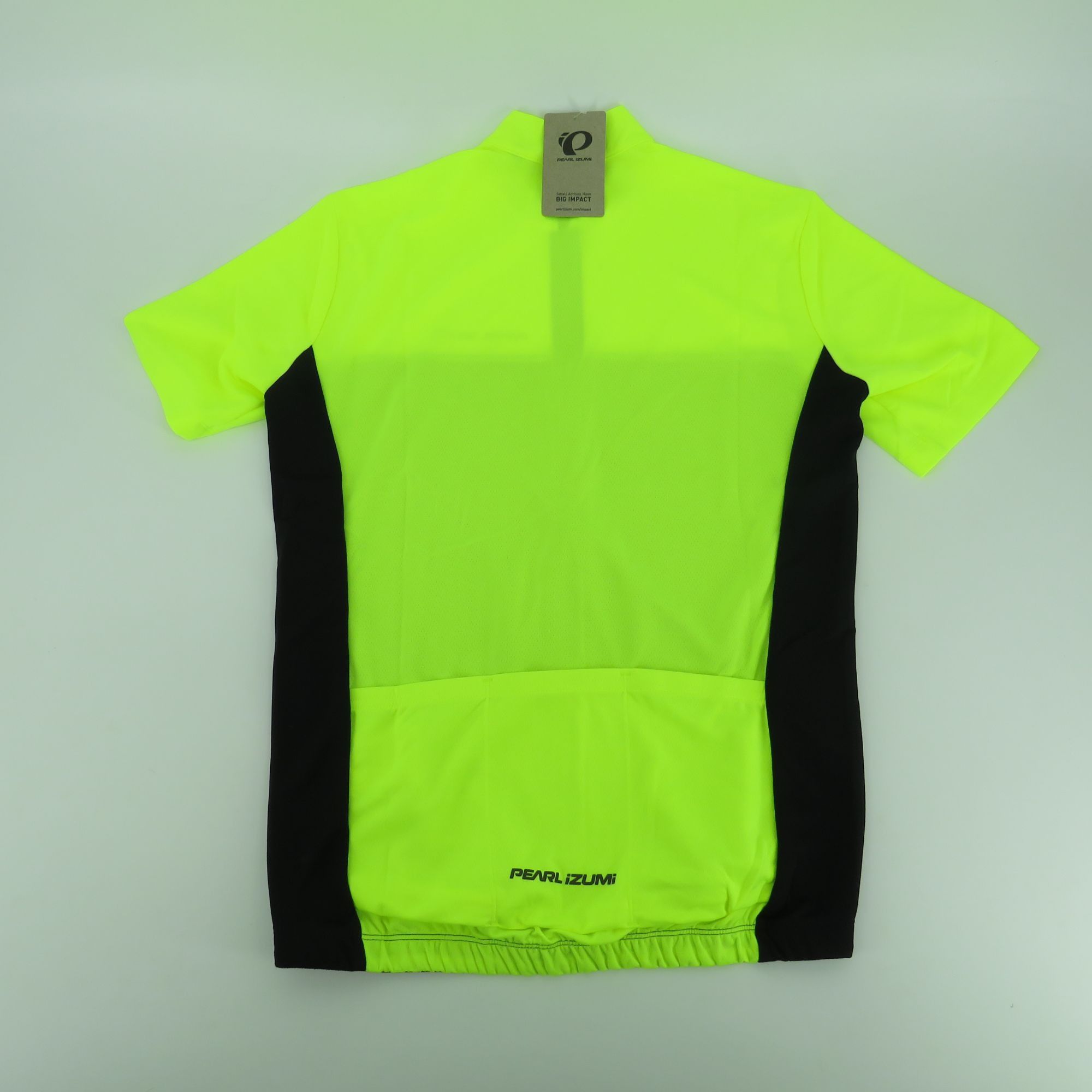 PEARL iZUMi Pearl Izumi Mens XS Quest Jersey Yellow Black Cycling Shirt Size US XS / EU 42 / 0 - 3 Thumbnail