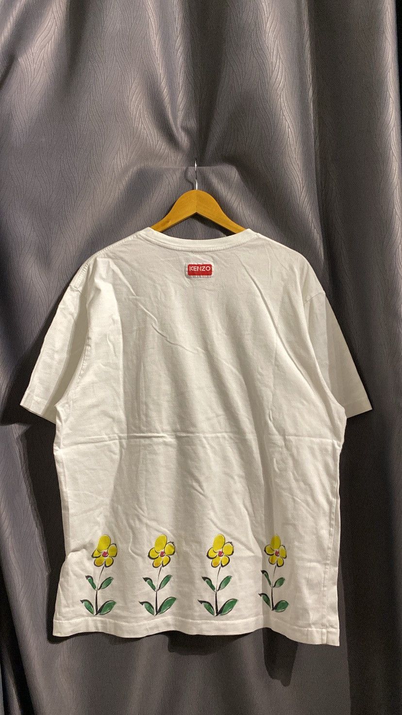Japanese Brand × Kenzo Vintage Kenzo Paris X Art Tee White Tee Size US L / EU 52-54 / 3 - 6 Thumbnail