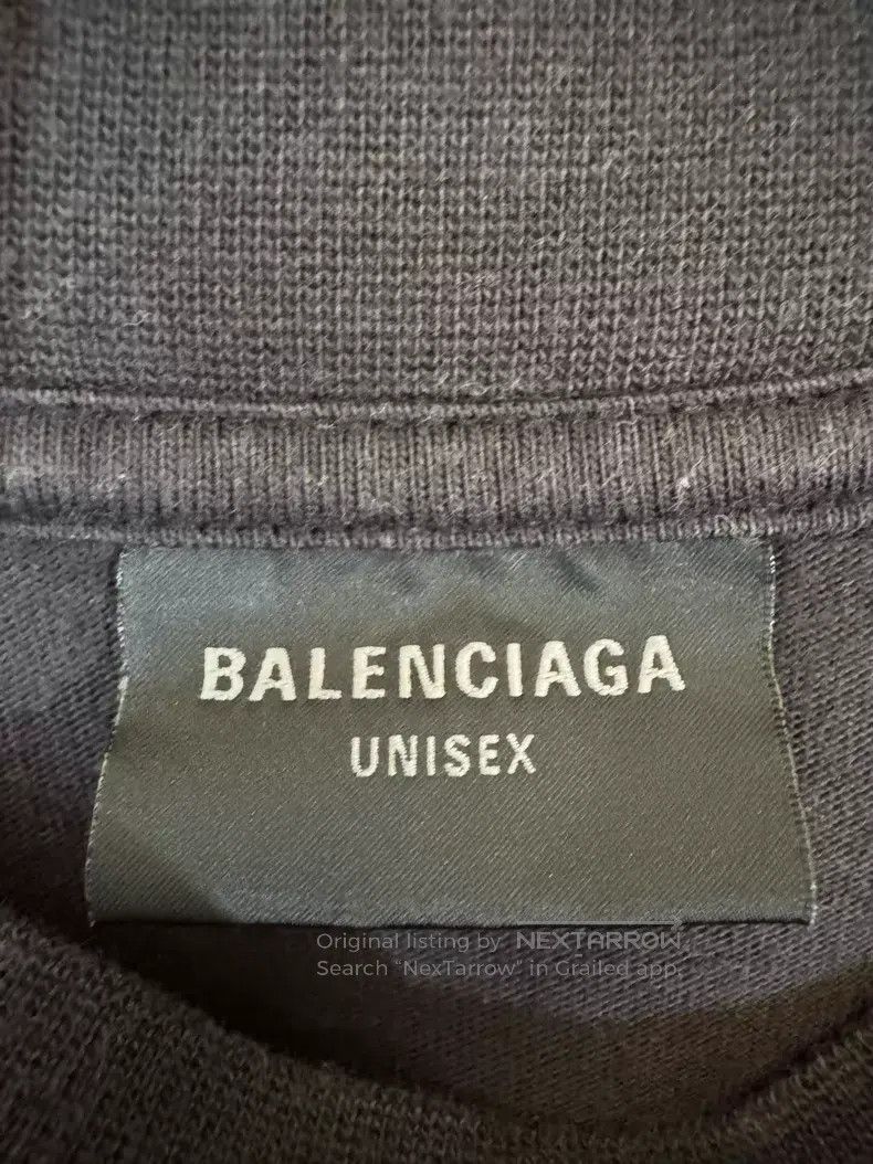 Balenciaga Balenciaga Blue Label Logo Letter Short Sleeve Size US M / EU 48-50 / 2 - 6 Thumbnail