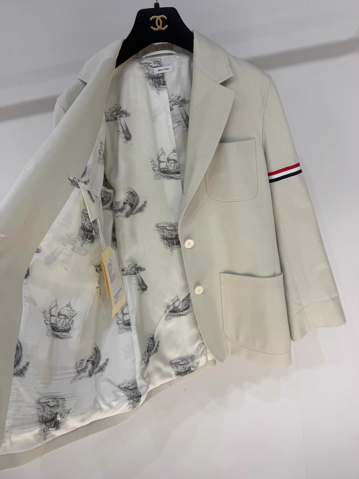 Thom Browne Thom Browne New Oatmeal Strap Blazer 40 with tags Size M / US 6-8 / IT 42-44 - 3 Thumbnail